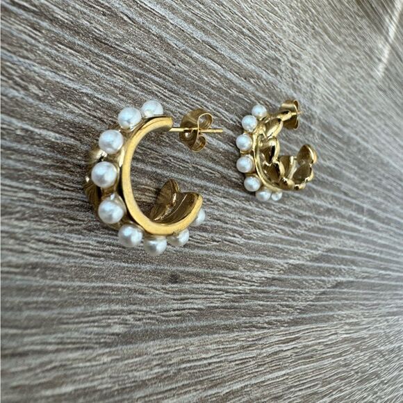 Bohemian heart earrings A1036 - Picture 4 of 4